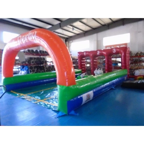 Derby Inflable 3 Carril